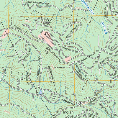 Horse Shoe, NC FSTopo Preview 3