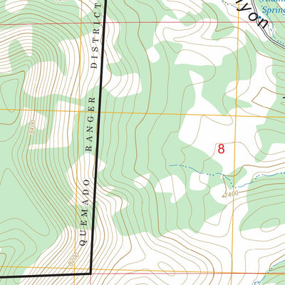 Horse Mountain West, NM FSTopo Preview 3