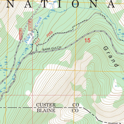 Horton Peak, ID FSTopo Preview 2