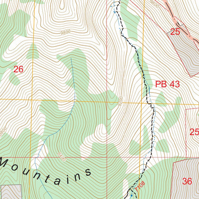 Horton Peak, ID FSTopo Preview 3