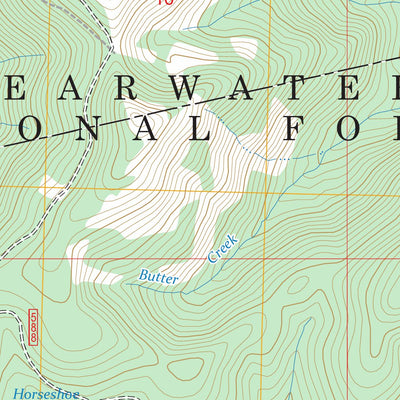 Horseshoe Lake, ID FSTopo Preview 2