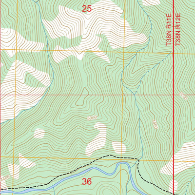 Horseshoe Lake, ID FSTopo Preview 3