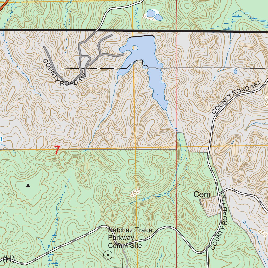 Houston East, MS FSTopo Map by US Forest Service - Topo | Avenza Maps