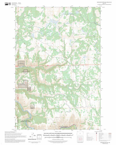 Howard Butte, OR FSTopo Preview 1