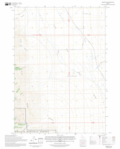 Howe NW, ID FSTopo Preview 1