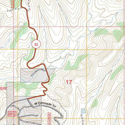 Huachuca Peak, AZ FSTopo Preview 2