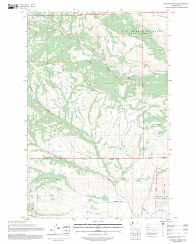 Hudson Creek, WA FSTopo Preview 1