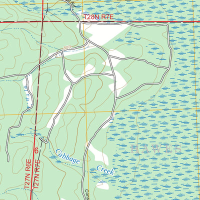 Hubbard Lake SW, MI FSTopo Preview 3