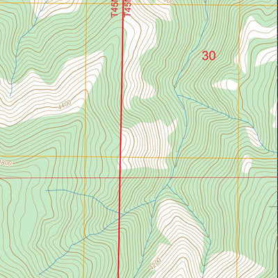 Huckleberry Mountain, ID FSTopo Preview 3