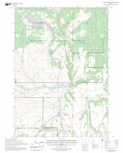 Hughet Valley, OR FSTopo Preview 1