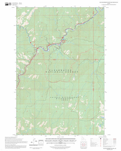 Huckleberry Butte, ID FSTopo Preview 1
