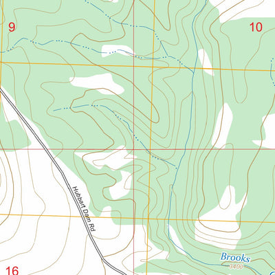 Hubbart Reservoir, MT FSTopo Preview 2