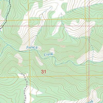 Hunter Mesa, WY FSTopo Preview 3