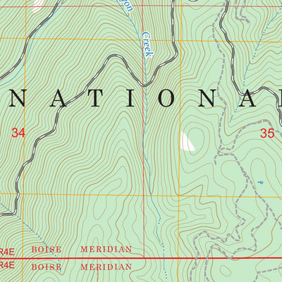 Hungry Ridge, ID FSTopo Preview 2