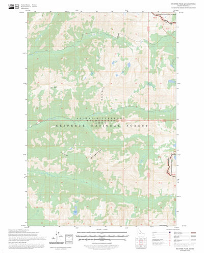 Hunter Peak, ID-MT FSTopo Preview 1
