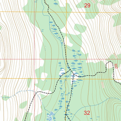Hummingbird Peak, MT-WY FSTopo Preview 3