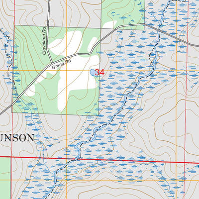 Hurricane Lake, FL-AL FSTopo Preview 3