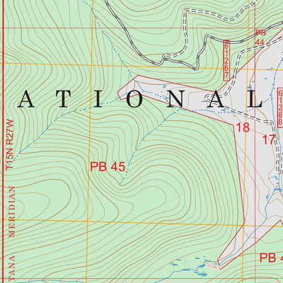Illinois Peak, MT-ID FSTopo Preview 2
