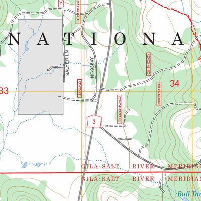 Hutch Mountain, AZ FSTopo Preview 2