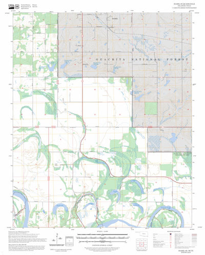 Idabel SE, OK-TX FSTopo Preview 1