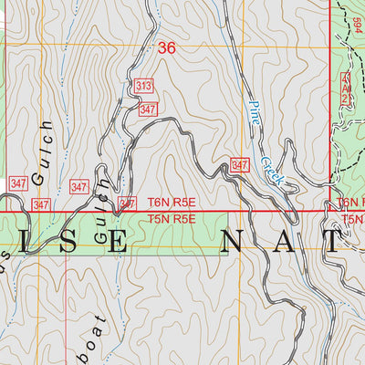Idaho City, ID FSTopo Preview 2