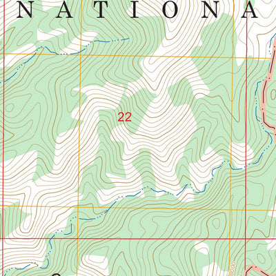 Indian Garden Mountain, NV FSTopo Preview 2