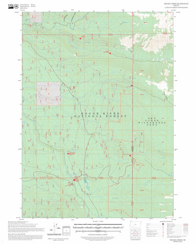 Imnaha Creek, OR FSTopo Preview 1