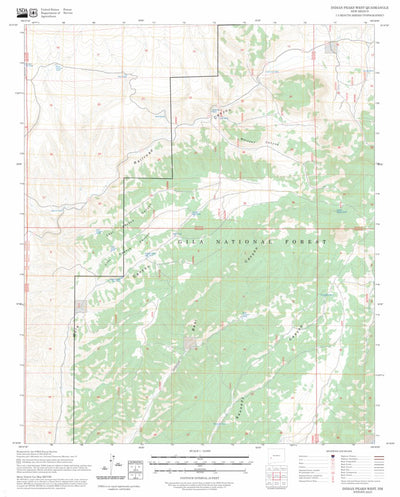 Indian Peaks West, NM FSTopo Preview 1