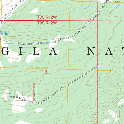 Indian Peaks West, NM FSTopo Preview 2