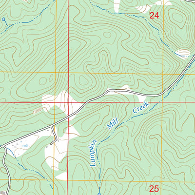 Indian Mountain, AL-GA FSTopo Preview 2