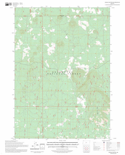 Indian Butte, OR FSTopo Preview 1