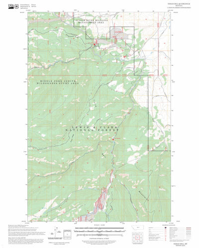 Indian Hill, MT FSTopo Preview 1