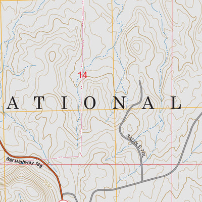 Indian Spring Canyon, NM FSTopo Preview 2