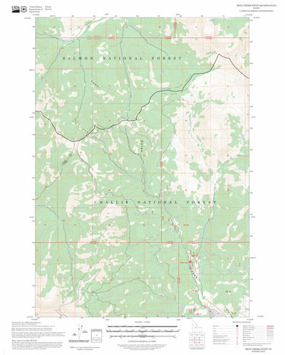 Iron Creek Point, ID FSTopo Preview 1