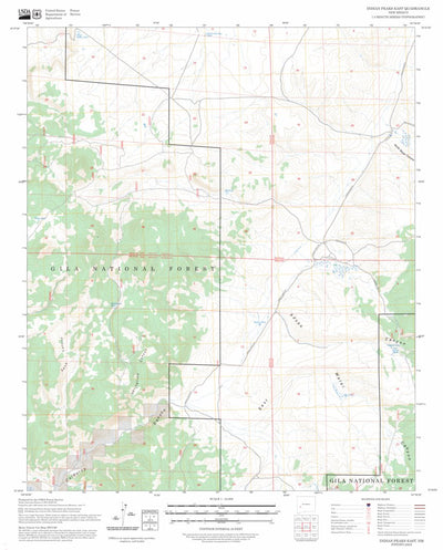 Indian Peaks East, NM FSTopo Preview 1