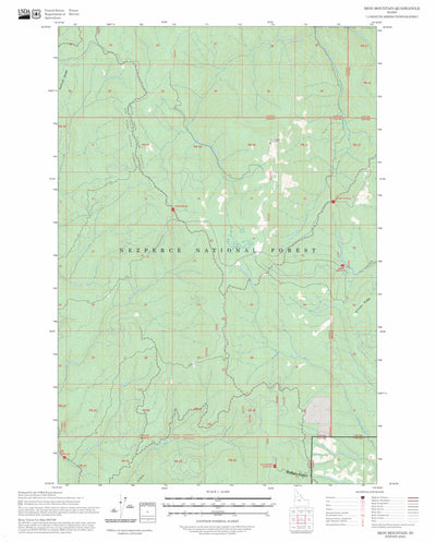Iron Mountain, ID FSTopo Preview 1