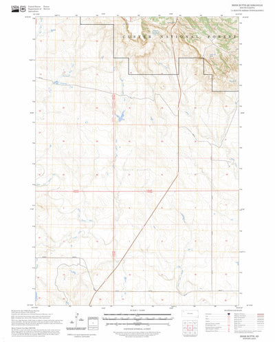 Irish Butte, SD FSTopo Preview 1