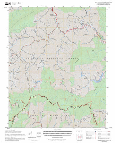 Iron Mountain Gap, TN-NC FSTopo Preview 1