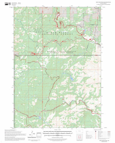 Iron Mountain, SD FSTopo Preview 1