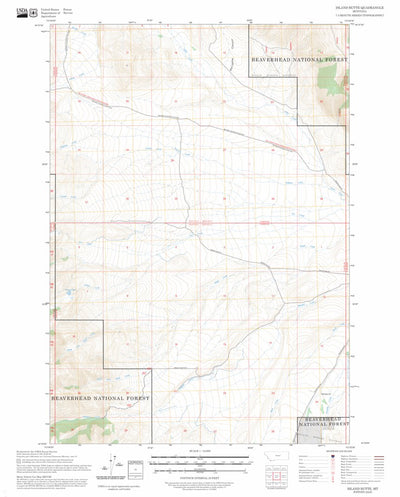 Island Butte, MT FSTopo Preview 1