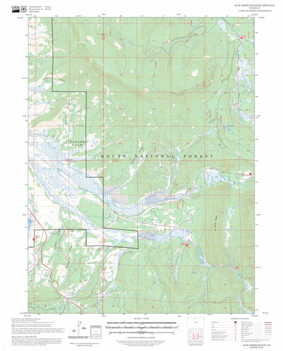 Jack Creek Ranch, CO FSTopo Preview 1