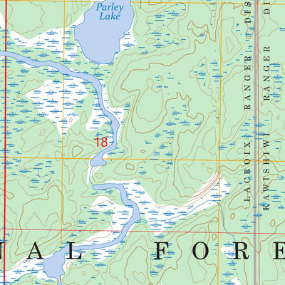 Iron Lake, MN-ON FSTopo Preview 3