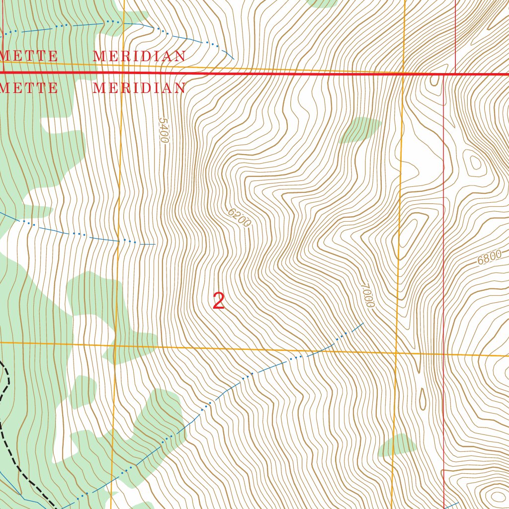 Jack Ridge, WA FSTopo Map by US Forest Service - Topo | Avenza Maps