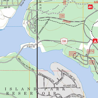 Island Park Dam, ID FSTopo Preview 2