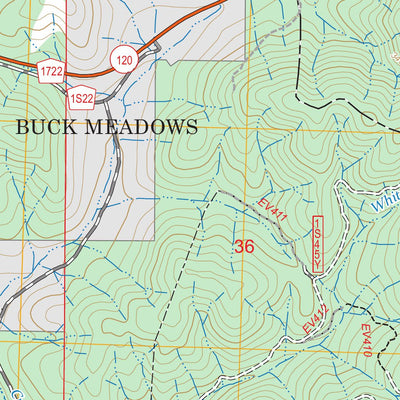 Jawbone Ridge, CA FSTopo Preview 2