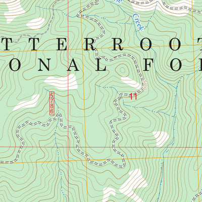 Jennings Camp Creek, MT FSTopo Preview 2