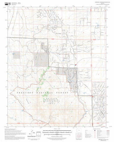 Jerome Canyon, AZ FSTopo Preview 1