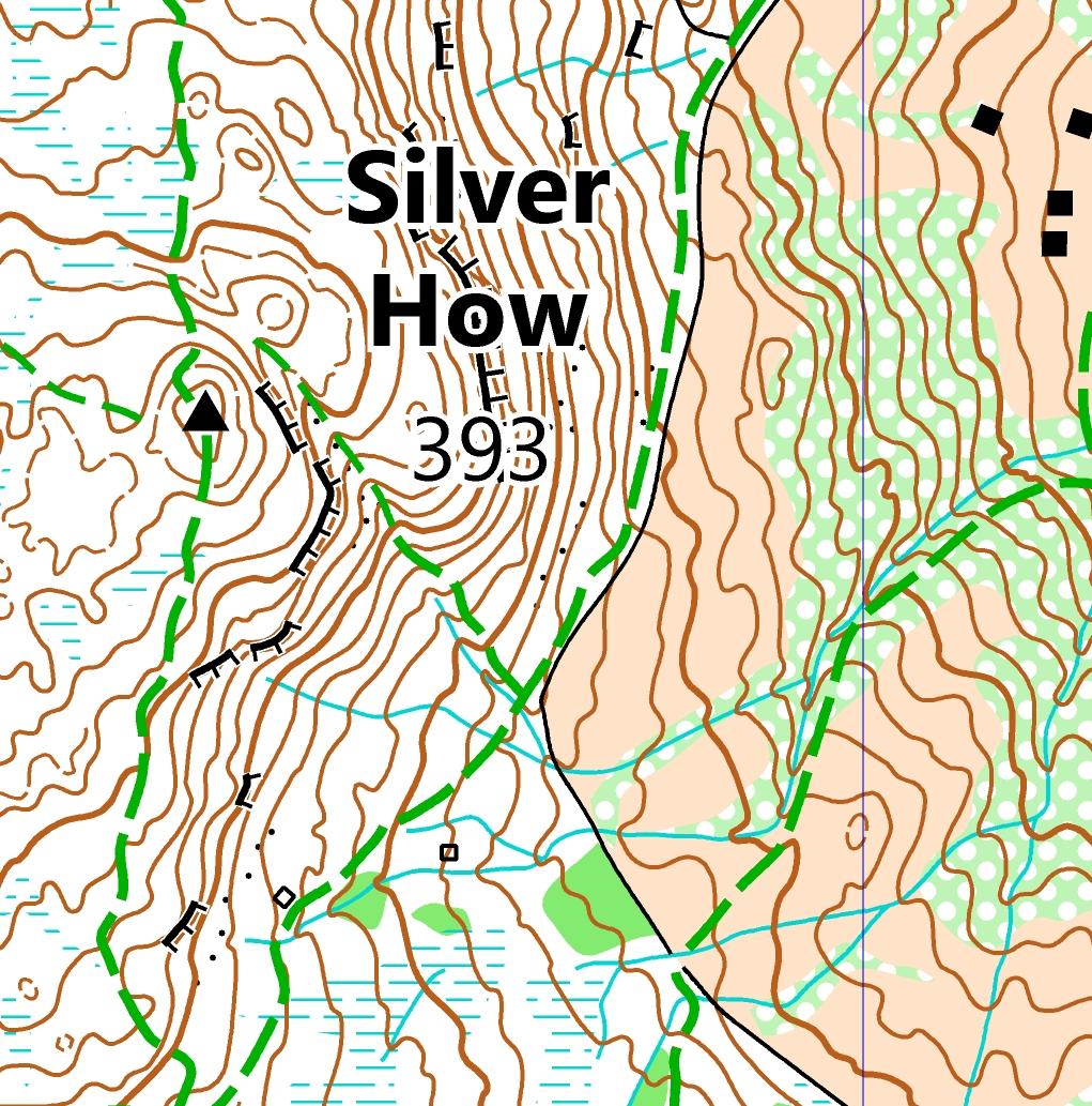 Grasmere and Silver How - FREE SAMPLE Map by Laser Mountain Maps ...