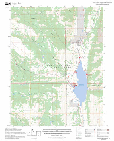 Joes Valley Reservoir, UT FSTopo Preview 1