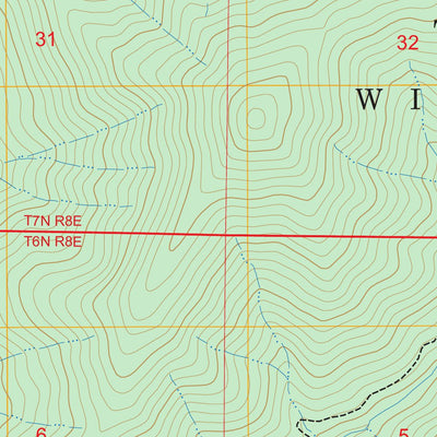 Jim Jam Ridge, CA FSTopo Preview 2